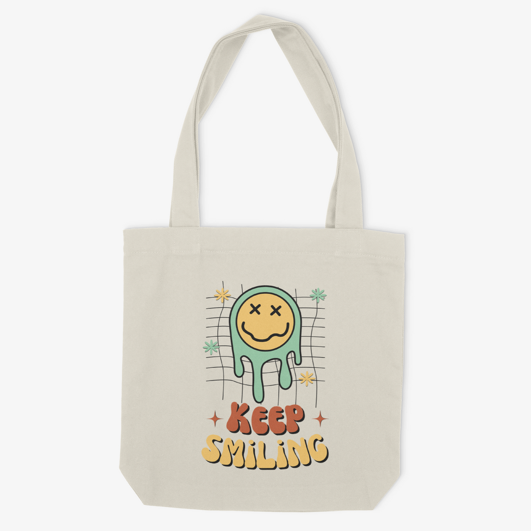 Keep Smiling Tote Bag