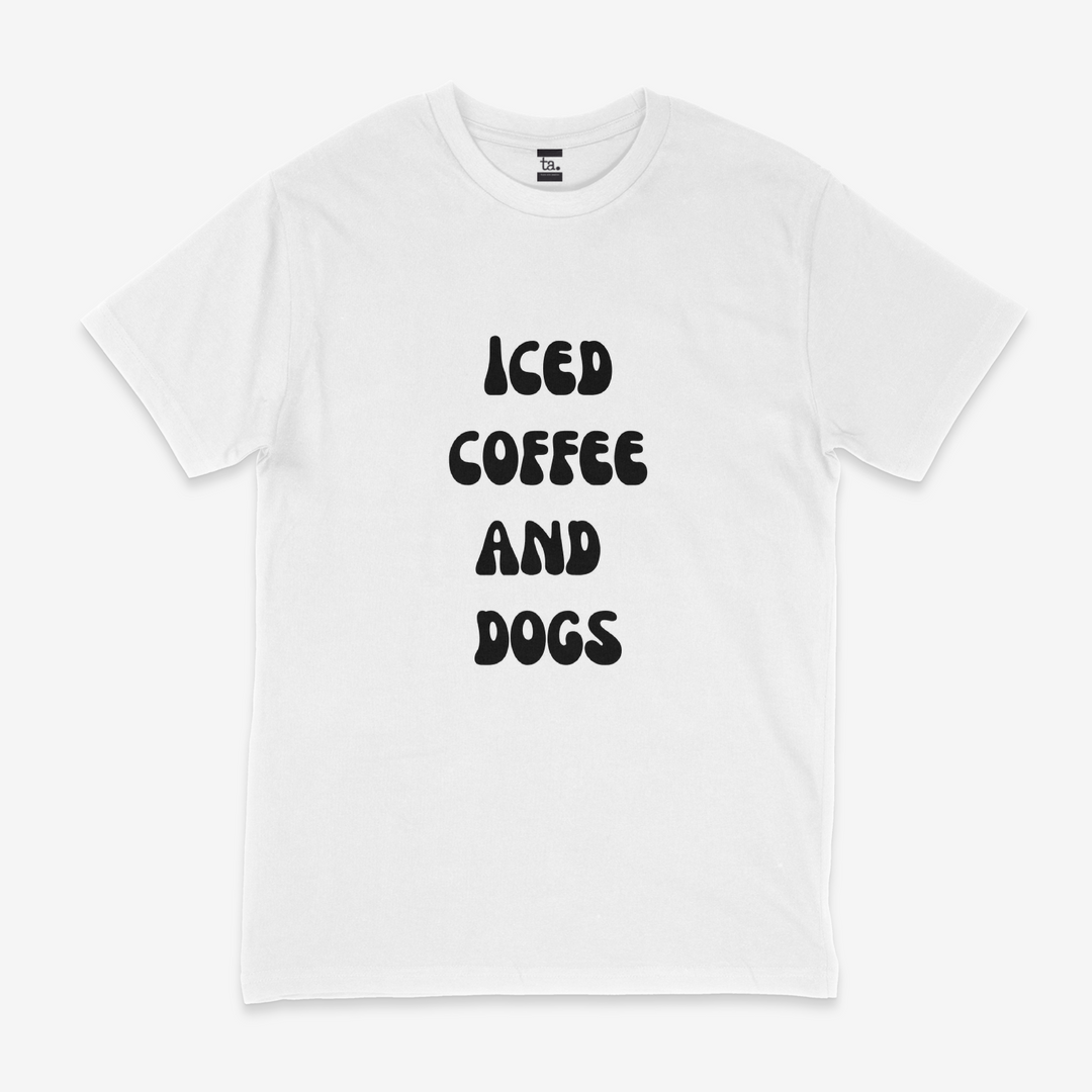 Iced Coffee And Dogs T-Shirt