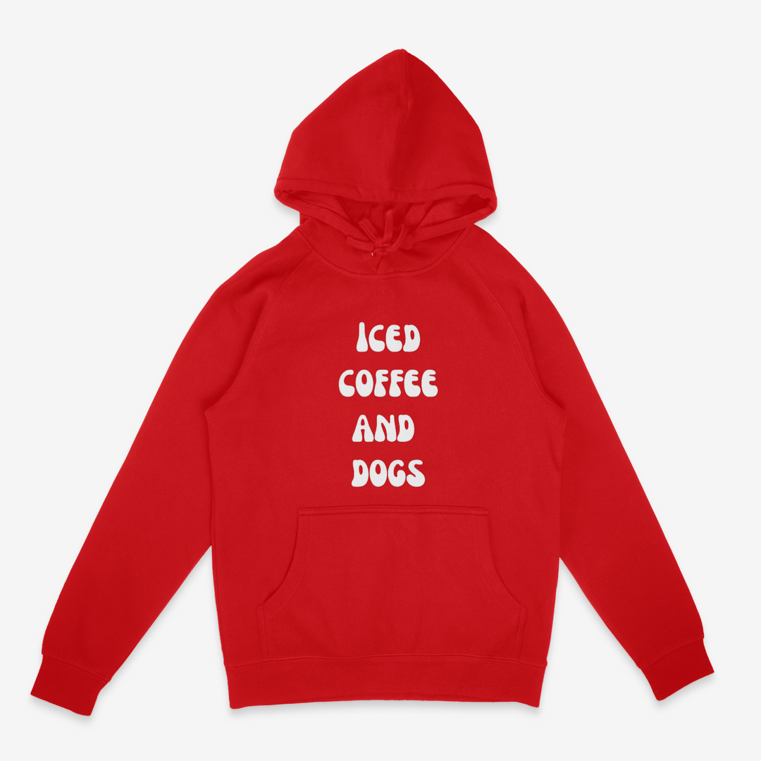 Iced Coffee & Dogs Hoodie