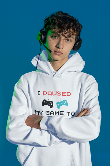 I Paused My Game To Be Here Hoodie